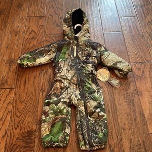 Camo baby hunting suit
